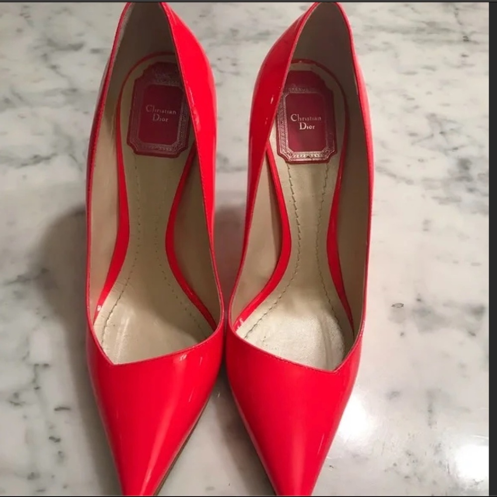 Rare Dior Goji Hot Pink Songe Heels Pumps - Picture 5 of 6